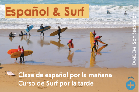 Españo y Surf en San Sebastián